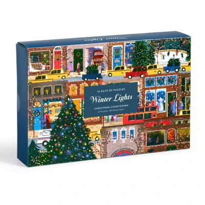 Afbeelding van Joy Laforme Winter Lights 12 Days of Puzzles Holiday Countdown