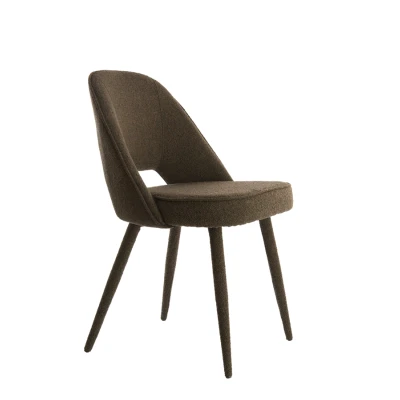 Afbeelding van Light &amp; Living Djeslin eetkamerstoel donkerbruin Stof