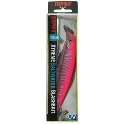 Afbeelding van Rapala X Rap Saltwater Plug Hot Pink UV 10cm Wit