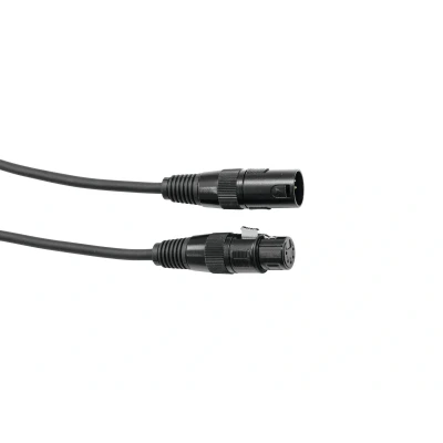 Afbeelding van Eurolite DMX kabel XLR 5pin 1m zwart