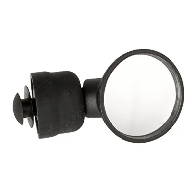 Afbeelding van M Wave Fietsspy Micro, 3D verstelbare convex spiegel, zonder gereedschap te monteren, zwart