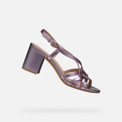 Afbeelding van Geox D Virnilisa S Sandalen, Dames, Maat: 39, Lilac Leer