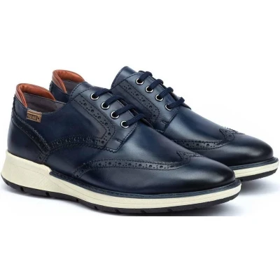 Afbeelding van Pikolinos m7s 4011 heren veterschoen blauw maat 45 (EU) 10.5 (UK)