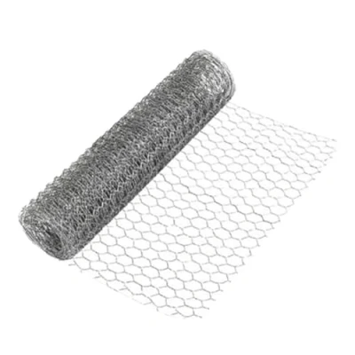 Afbeelding van QEOTOH Kippengaas hekwerk,Gegalvaniseerde zeshoekige metalen kippengaas,Bloemen Wire Arrangement Nettin Net,Pluimvee Fence