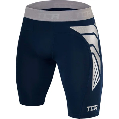 Afbeelding van CarbonForce Compressiebroek voor Heren Navy Eclipse (Blauw)