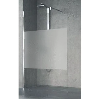 Afbeelding van Novellini Giada H inloopdouche 117 118.5 cm satinband chr.