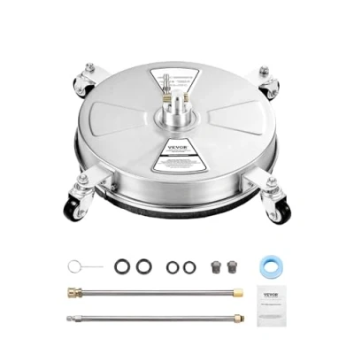 Afbeelding van VEVOR 395mm Hogedrukreiniger Oppervlaktereiniger max. 276 bar 2 verlengde stangen