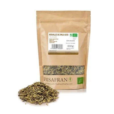 Afbeelding van FRISAFRAN zoethoutwortel drop Zoethout Corte Infusie Ecologisch Zoethoutwortelthee zoethoutinfusie zoethoutstokje gesneden Rechtstreeks van de producent 500g