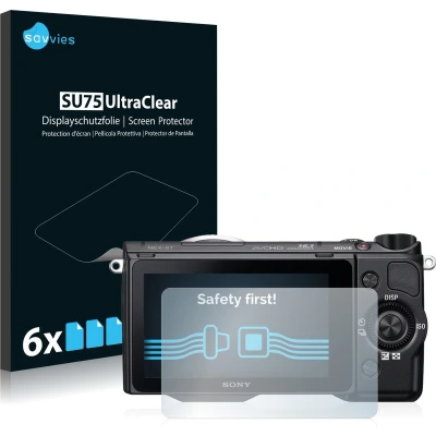 Afbeelding van Savvies (6 Stuks) Schermbeschermer voor Sony Alpha NEX 5T Screen Protector Ultra Transparant