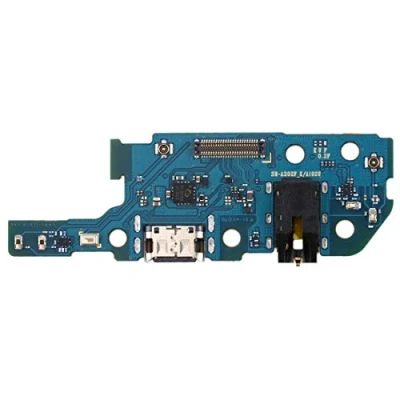 Afbeelding van OnlyTech Oplaadaansluiting compatibel met Samsung Galaxy A20E A202F interne vervanging USB stekker type C, microfoon, antenne en jackstekker