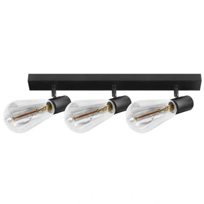 Afbeelding van Miratic Plafondlamp 60W IP20 Wand en Kleur Zwart Lamp Niet Inbegrepen Stijlvolle Moderne Ceiling Light voor Woonkamer Slaapkamer Eetkamer