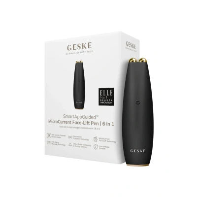 Afbeelding van GESKE SmartAppGuided™ MicroCurrent Face Lift Pen 6 in 1 Tools voor huidverzorging Anti aging apparaat Facelift Jonge huid zonder rimpels Gezichtsapparaat