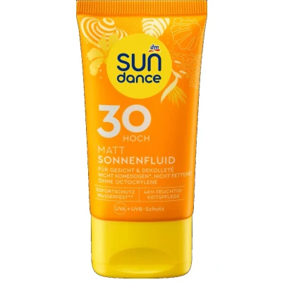 Afbeelding van SUNDANCE Zonnebrand gezicht &amp; decolleté SPF 30 Matterende zonnebrandcreme 50 ml