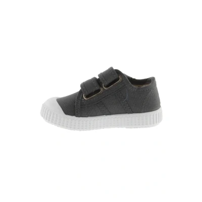 Afbeelding van Victoria Shoes Basket LONA DOS Sneakers laag voor kinderen, Maat: 25, Antracita Textiel
