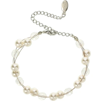Afbeelding van Behave Armband met parels en facet geslepen kralen