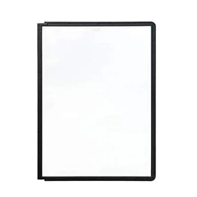 Afbeelding van Durable Sherpa zichtbord A4 transparant met gekleurd flexibel frame 10 stuks zwart