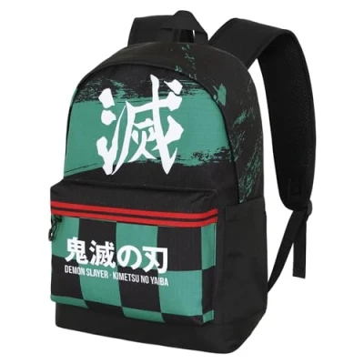 Afbeelding van Karactermania Demon Slayer Sutoriku PLUS HS Rugzak Backpack Zwart en Groen