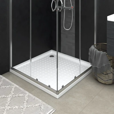 Afbeelding van Douchebak met noppen 90x90x4 cm ABS wit