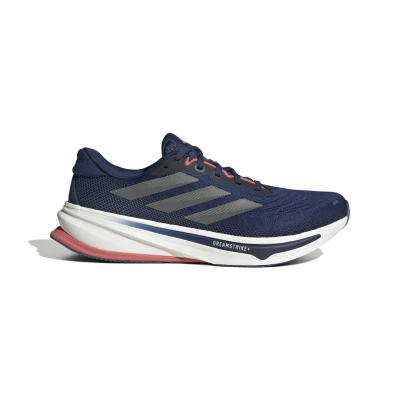 Afbeelding van adidas Performance Supernova RISE 2 Trail hardloopschoenen dark blue iron metallic preloved scarlet, Maat: 46 2/3 Textiel/ synthetisch