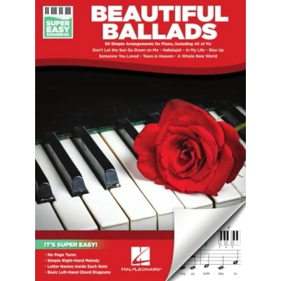 Afbeelding van Beautiful Ballads Super Easy Songbook