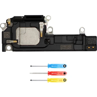 Afbeelding van MMOBIEL Luidspreker voor iPhone 15 Reparatie Telefoon Vervanging Ringer, Buzzer Incl. flex kabel en schroevendraaier