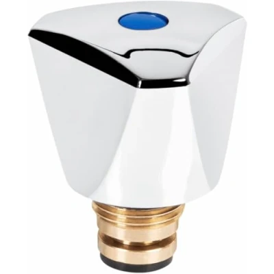 Afbeelding van Cornat TEC302700 ventiel bovendeel, kapgreep, 3/8 inch, blauw / rood 1/2 inch Aussengewinde