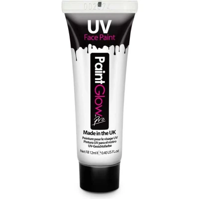 Afbeelding van Blacklight face&amp;body verf 13ml Wit