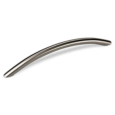 Afbeelding van Meubelgreep BG01e Boorgatafstand 160 mm geborsteld Gebogen handgreep van SOTECH