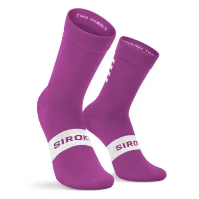 Afbeelding van Siroko Fietssokken S1 Fucsia Barillete XS S Paars