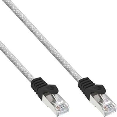 Afbeelding van InLine® Patchkabel, S FTP, Cat. 5e, transparant, 0.3m