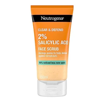 Afbeelding van Neutrogena Clear &amp; Defend Gezichtsscrub 150 ml