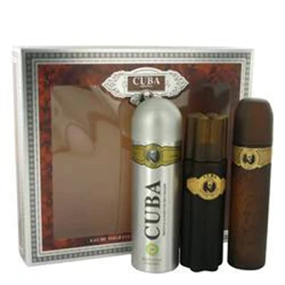 Afbeelding van Cuba Must Have Gold Gift Set 100 ml, 35 ml , After Shave shower gel 200 and deospray 100ML