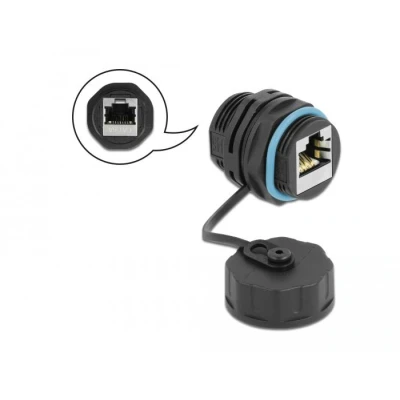 Afbeelding van Delock kabelconnector RJ45 jack naar Cat.6A met vergrendeli
