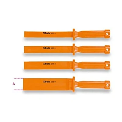 Afbeelding van Beta 4 delig set krasbestendige platte kunststof beitels 988/K4 009880104
