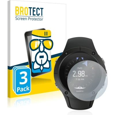 Afbeelding van BROTECT Screenprotector voor Suunto Spartan Trainer Wrist HR Folie Beschermfolie Beschermglas transparant (3 Stuks)