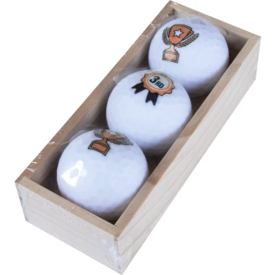 Afbeelding van Golfballen Gift Set 3e Prijs 3 Ballen in Box