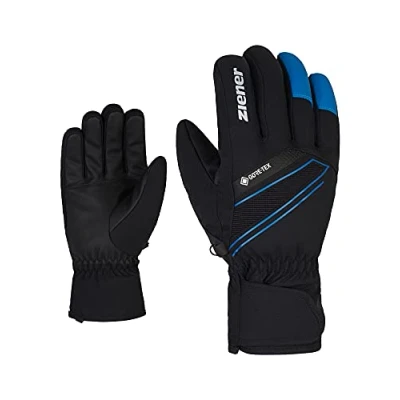 Afbeelding van Ziener Gunar Skihandschoenen voor heren, wintersport, waterdicht, ademend, warm Gore Tex, zwart, perzisch blauw, 8,5
