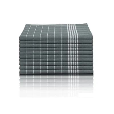 Afbeelding van Glart 48GI2 theedoeken, keukendoeken, 50 x 70 cm, 100% katoen, Oeko Tex Standard 100, grijs, voorgewassen, keukendoeken en afwassen