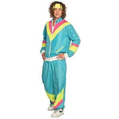 Afbeelding van Boland Retro Trainingspak Heren Polyester Blauw maat L