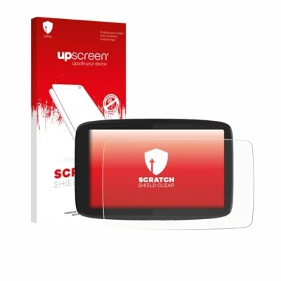 Afbeelding van upscreen Screenprotector voor TomTom GO Camper Tour Folie Beschermfolie transparant