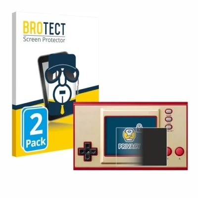 Afbeelding van BROTECT privacy screenprotector voor Nintendo Game &amp; Watch The Legend of Zelda Folie Beschermfolie Blauwlichtfilter (2 Stuks)