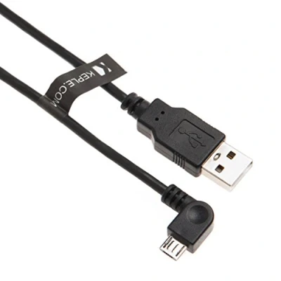 Afbeelding van TomTom Charger Kabel Opladen In Auto Compatibel met Go 40, 50, 60, 400, 500, 510, 520, 530, 600, 610, 620, 820 Live, 5000, 5100, 5200, 6000 Start 20/25/40/42 Rechte hoek Micro USB (1m)