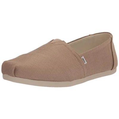 Afbeelding van TOMS Alpargata Refibra Tencel Loafer Flat voor dames, Havermout, 37 EU