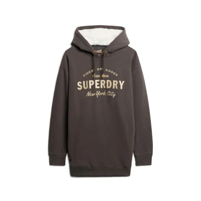 Afbeelding van Superdry LUXE LOGO Jurk, Dames, Maat: XXS/XS, Vintage black