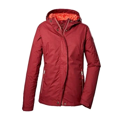 Afbeelding van killtec Dames Functioneel jack/outdoorjack met capuchon KOS 68 WMN JCKT, wine red, 42, 41347 000