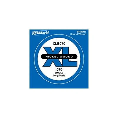 Afbeelding van D&#039;Addario XLB070 enkele snaar (maat: XL) Nikkel Wound 070 Long Scale