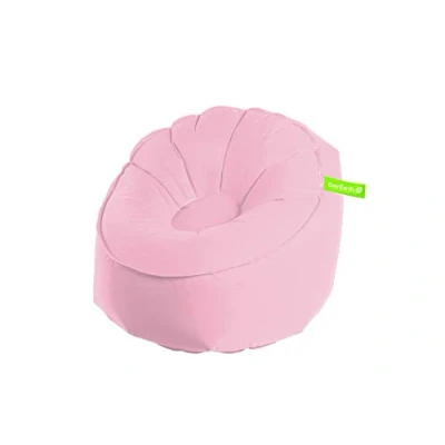 Afbeelding van Everearth Poef Roze 150 Cm