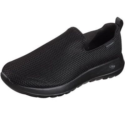 Afbeelding van Skechers Go Walk Max Slip On Sneakers voor heren, Zwart Textiel Trim, 47.5 EU