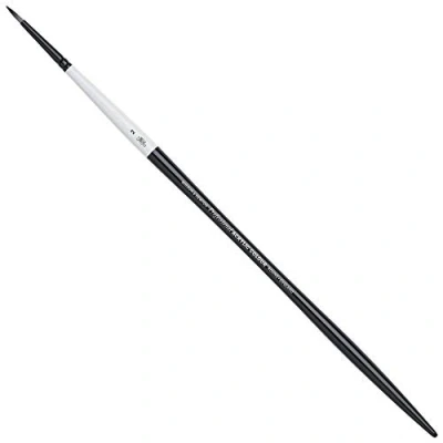 Afbeelding van Winsor &amp; Newton 5081002 Artists penseel, gemaakt van synthetisch haar voor acrylverf en olieverf, vormvast duurzaam Rond penseel lange Steel Nr. 2,