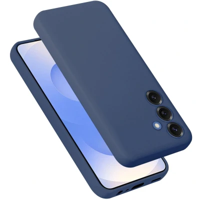 Afbeelding van Cadorabo Hoesje geschikt voor Samsung Galaxy S25 in LIQUID BLAUW Beschermhoes gemaakt van flexibel TPU silicone Case Cover